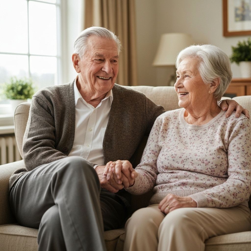 Happy senior couple enjoying retirement